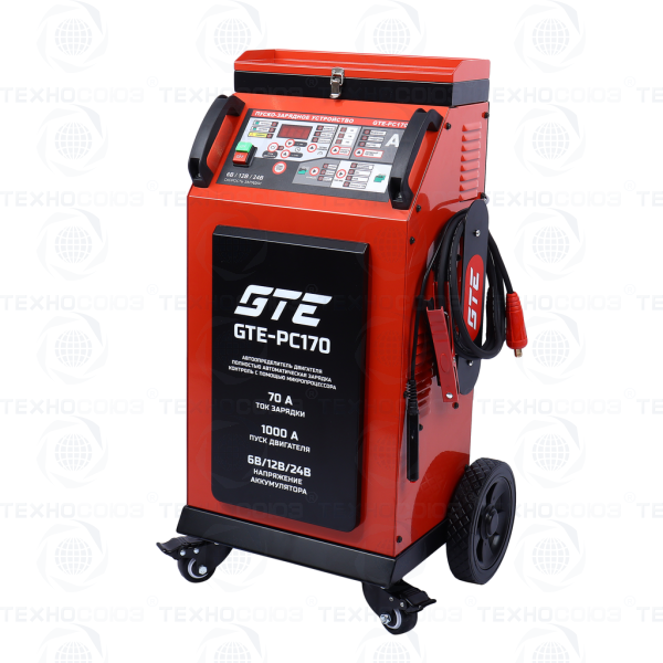 GTE-PC170 Устройство пуско-зарядное 6-12-24V/60-750Ач/1000А передвижное